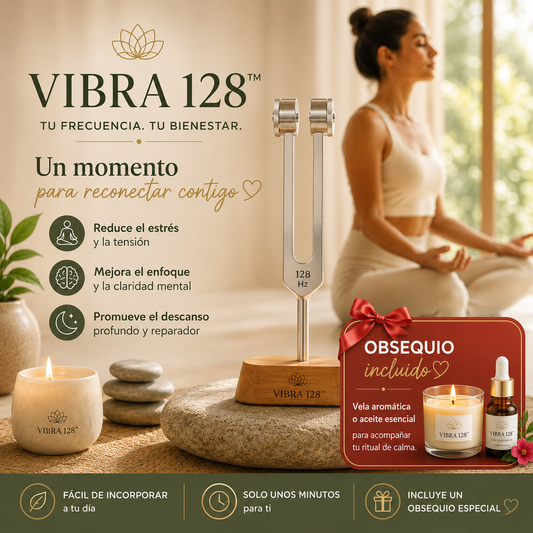 Vibra 128 HZ | Siente calma en minutos
